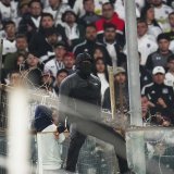 Deux supporters sont décédés à la suite d'un mouvement de foule jeudi au Chili KEYSTONE/AP/Esteban Felix